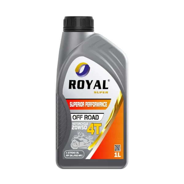Royal Super 4-stroke Motorbike Oil 4T 20W-50 API SN / JASO MA2 (4T) 1 Liter