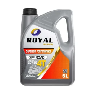 Royal Super 4-stroke Motorbike Oil 4T 20W-50 API SN / JASO MA2 (4T) 5 Liter