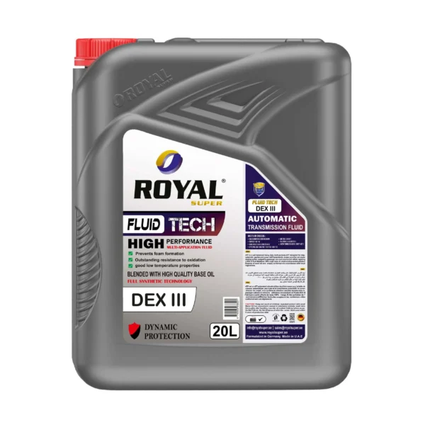 Transmission Super Automatique Royale Fluide​ DEX III 20 Litre